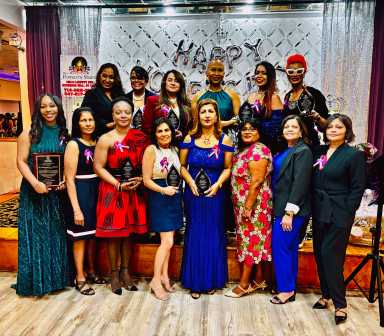 2024 recipients of the Ken and Radhika Women's Day Award ceremony and Dr. Wiltshire (front left).