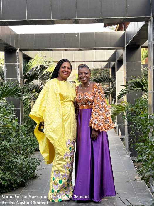 Mam-Yassin Sarr and Dr. Ansha Clement.