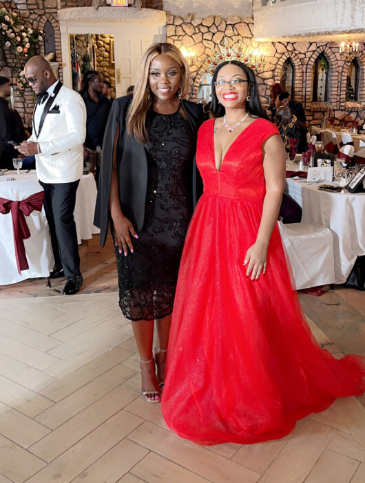 Council Member Farah N. Louis, (left) representing the 45th Council District in Brooklyn, NY with Saindyse Germain, CEO of the Germain Consulting Services.