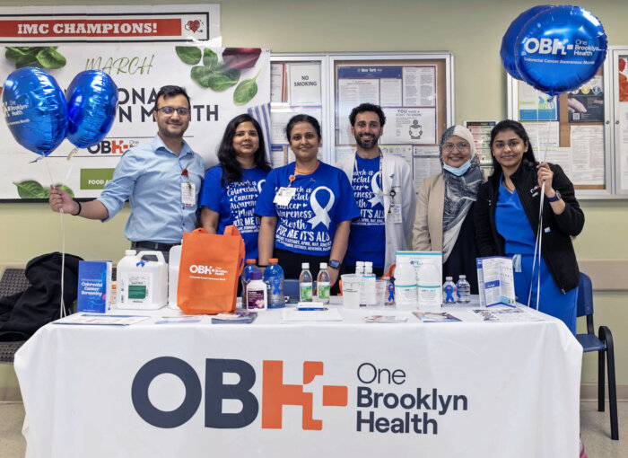 Staff of One Brooklyn Health at a recent exhibition.