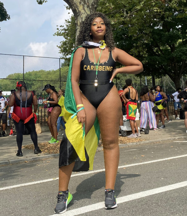 Shenae Craig celebrating her Jamaican heritage.