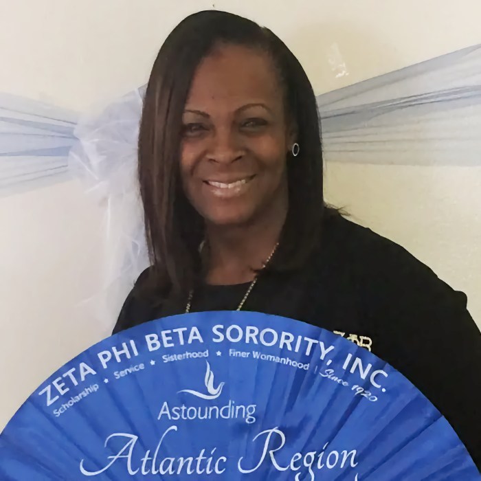 President Dr. Carol Grant, the Delta Beta Zeta Chapter