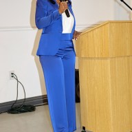 NYPD detective specialist tells harrowing story of battle with colon cancer at a Colon Cancer Awareness Forum by the NYPD’s Patrol Borough Brooklyn South Community Affairs Section, at Top Civic Center, on Utica Avenue, in East Flatbush, Brooklyn.