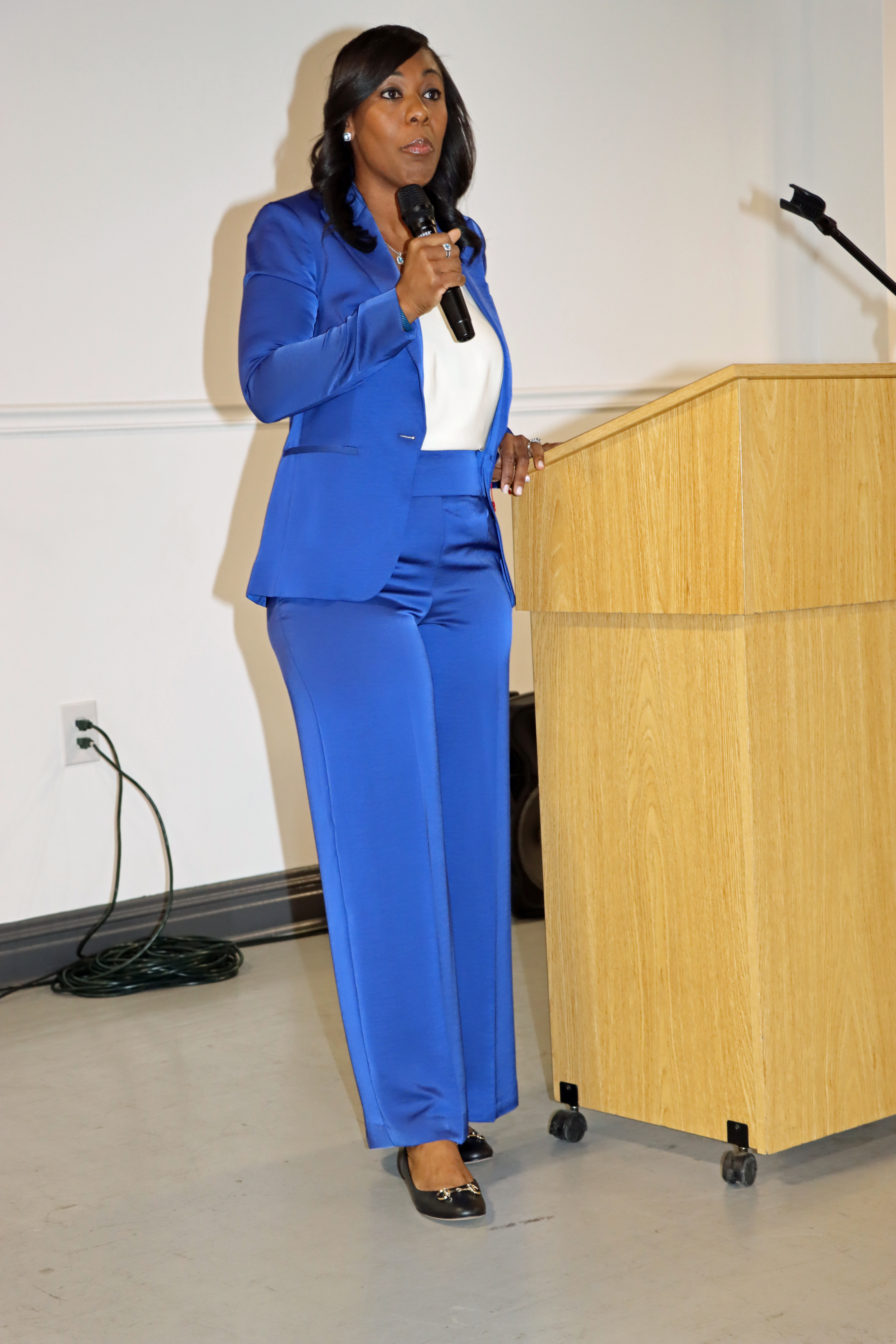 NYPD detective specialist tells harrowing story of battle with colon cancer at a Colon Cancer Awareness Forum by the NYPD’s Patrol Borough Brooklyn South Community Affairs Section, at Top Civic Center, on Utica Avenue, in East Flatbush, Brooklyn.