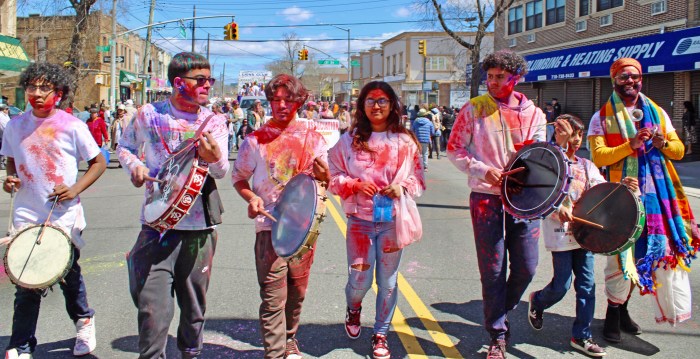 The sounds of tassa drumming filled the air as celebrants danced all the route of the 36th Annual Phagwah parade in Queens last Sunday.
