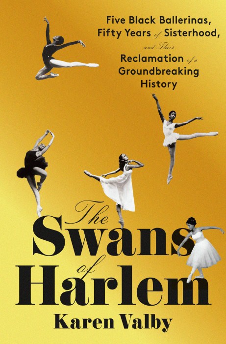 Book cover of "Swans of Harlem."