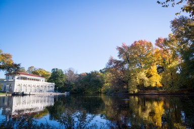 Prospect Park in New York City during Autumn.