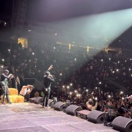 Masicka performed at the Climate Smart Concert to a sold-out crowd at UBS Arena.