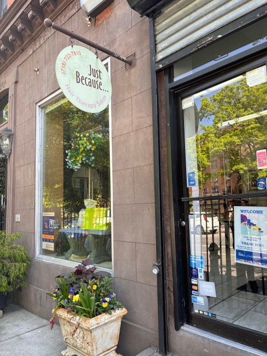 Just Because Hair Therapy Salon located at 141 Carlton Ave., Brooklyn, NY.