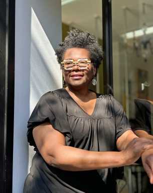 Owner of 'Just Because Hair Therapy Salon' Carol Thomas.