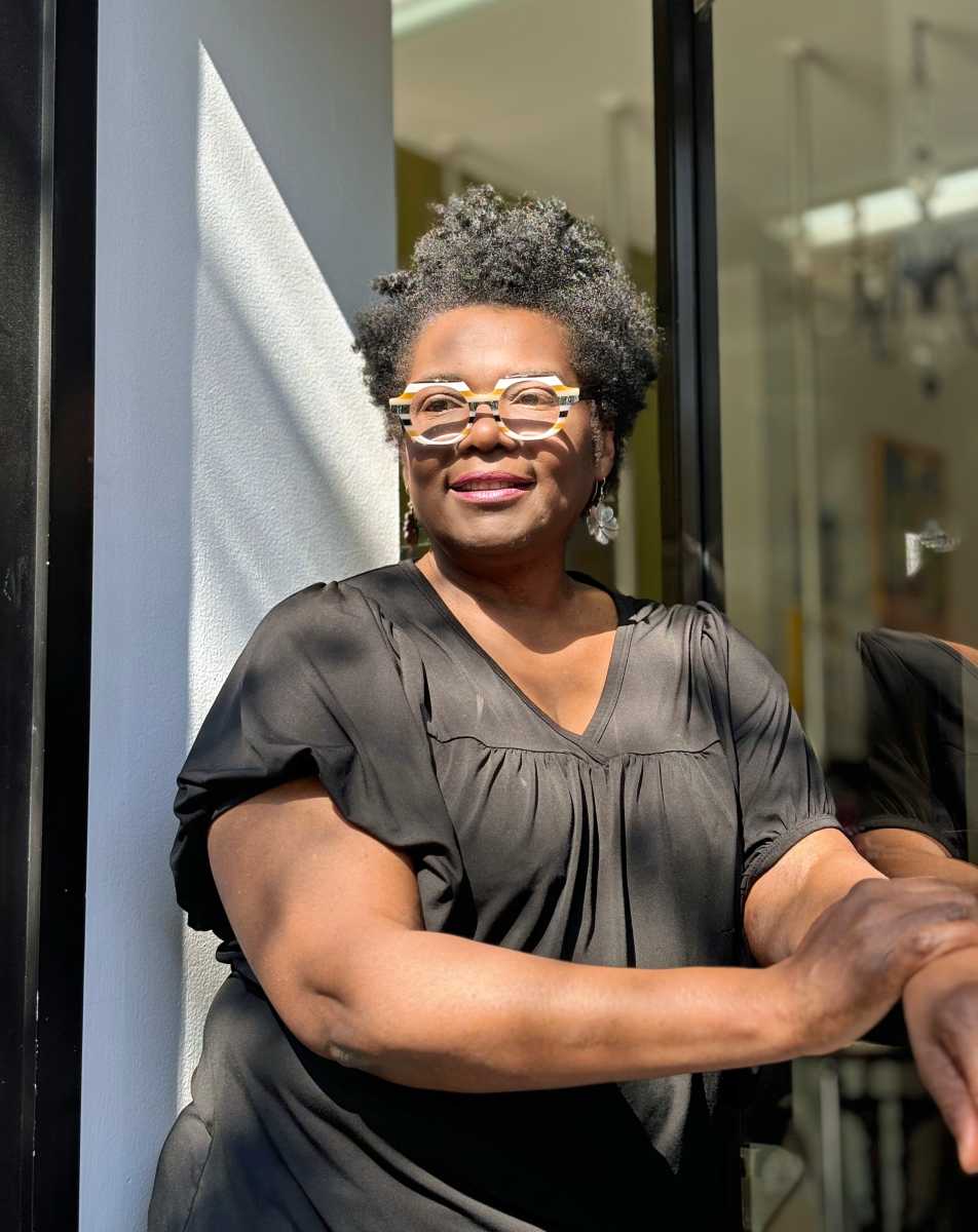 Owner of 'Just Because Hair Therapy Salon' Carol Thomas.