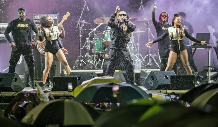 Machel Montano kicks off six nights of free nightly concerts in the Festival Village in St. Thomas.