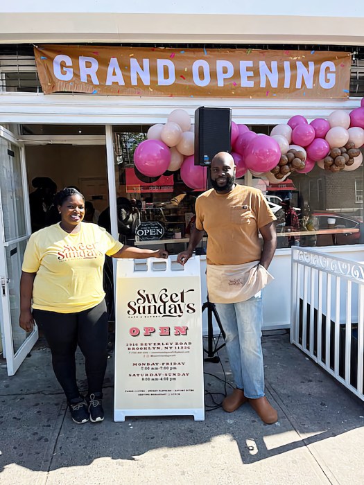 Felix Cesar, chief executive officer and founder of Sweet Sundays with Fabiola Besson, executive chef and menu creator.