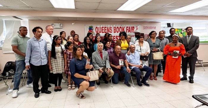 Attendees of the Indo-Caribbean Heritage Celebration recently at the Queens Library.