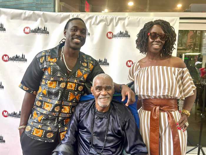 Ashton Ghaffaar, his dad, Qassim A. Ghaffaar, and his mother Hon. Sylvia G. Ash.