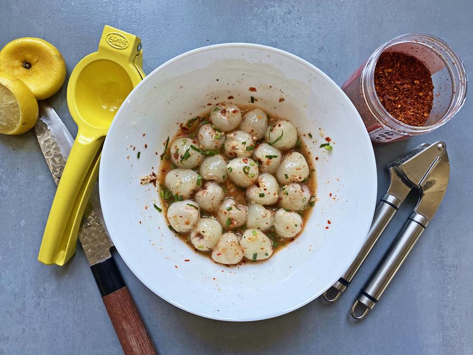 Lychee Chow recipe.
