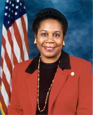 The late Congresswoman Sheila Jackson Lee.