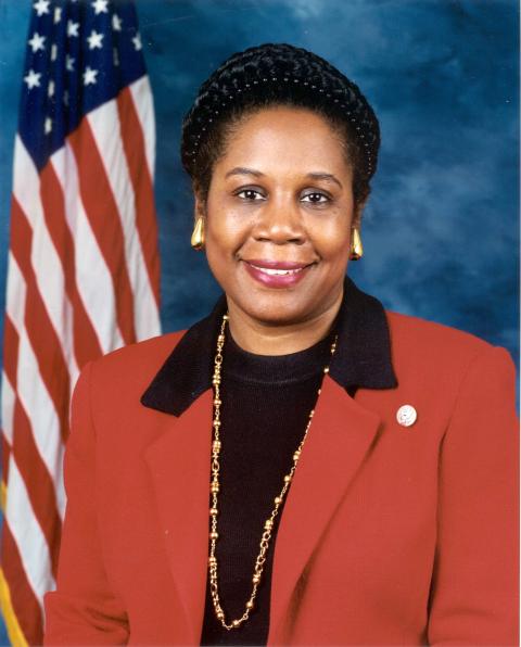 The late Congresswoman Sheila Jackson Lee.