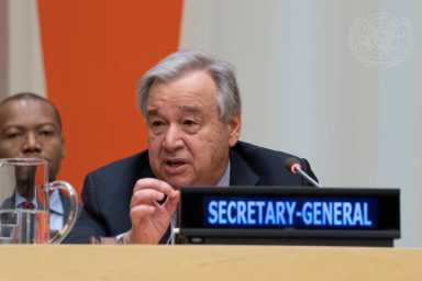 UN Secretary General Antonio Guterres.