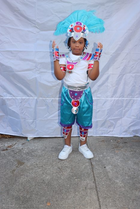 John Mathis-McClarin, 9, portrays "Guardian"