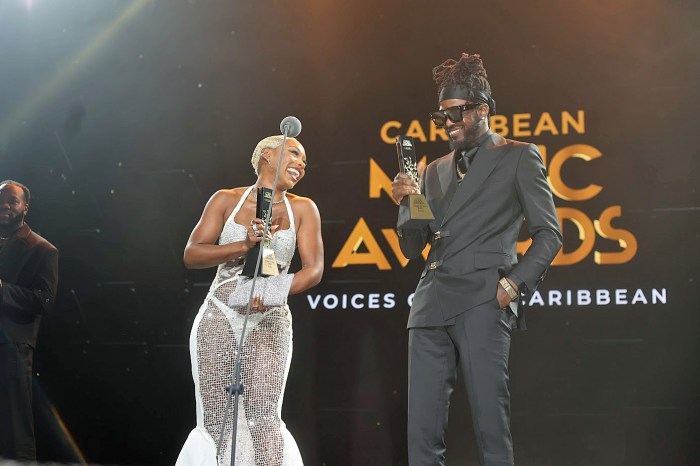 Skinny Fabulous and Nailah Blackman receive awards.