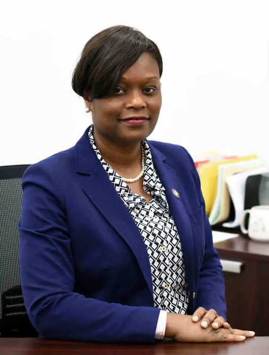Assembly MemberRodneyse Bichotte-Hermelyn in her office in Flatbush.