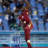 Shamar Joseph of the West Indies bowls the Second One-Day International between the West Indies and England at Sir Vivian Richards Stadium on Nov.02, 2024 in Antigua, Antigua and Barbuda.