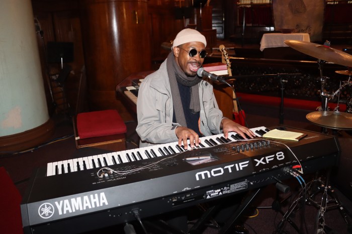 Venor Yard sings and plays on keyboard Osmond Collins's "Just to Know You.”
