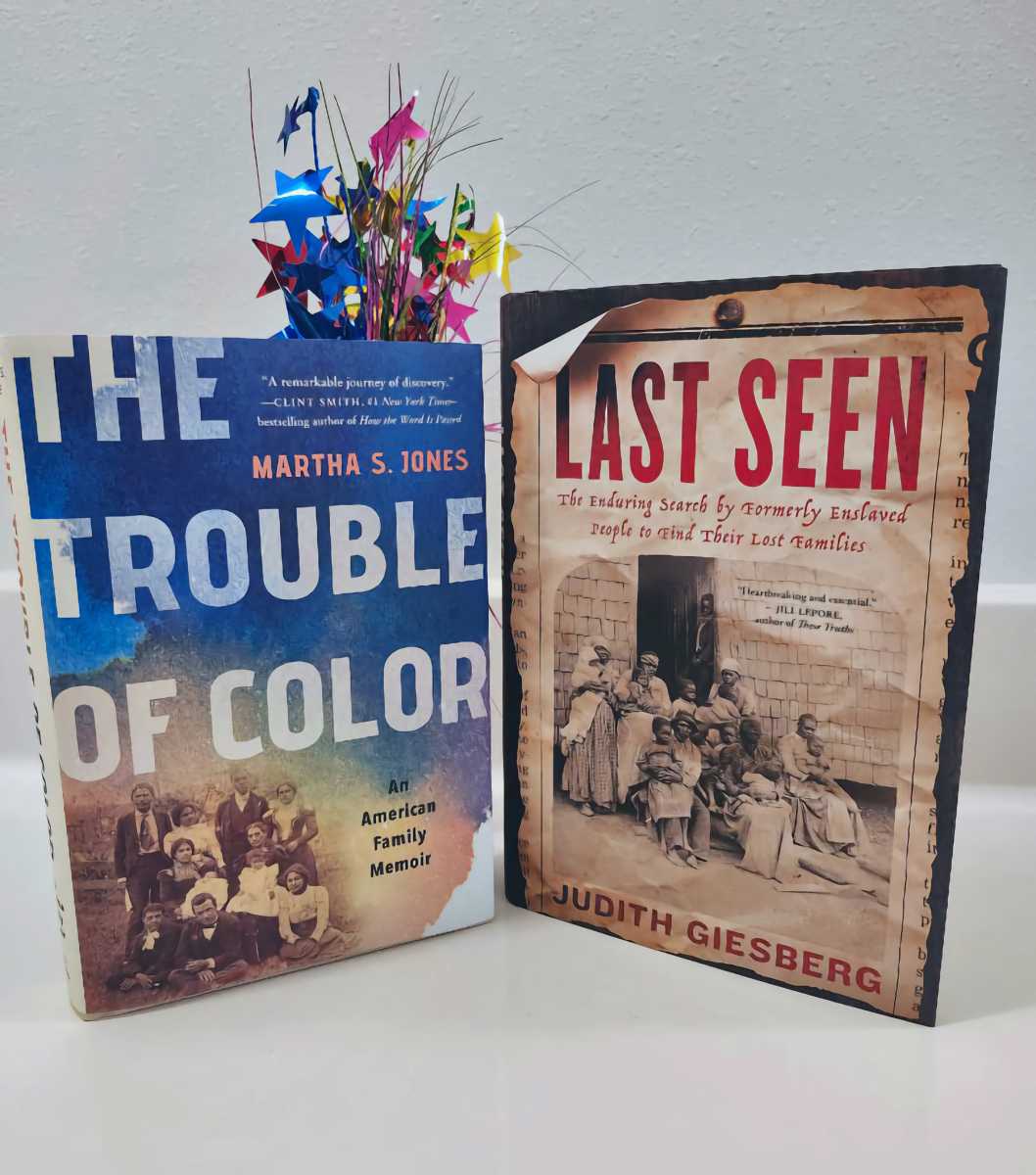Books on the history of Black families.