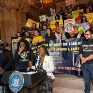 Caribbean immigrants, advocates rally in Albany for immigration legal services and infrastructure funding.