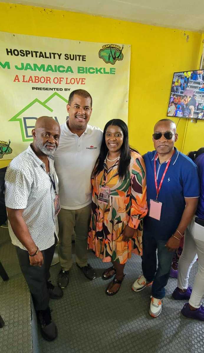 Irwine Clare, CEO TJB, Frank James, CEO Grace, Karen Wilson Robinson, vice chair TJB and Blane Stoddart, co-founder TJB.