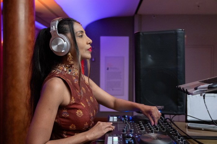Trinidadian DJ and tabla player Roshni Samlal.