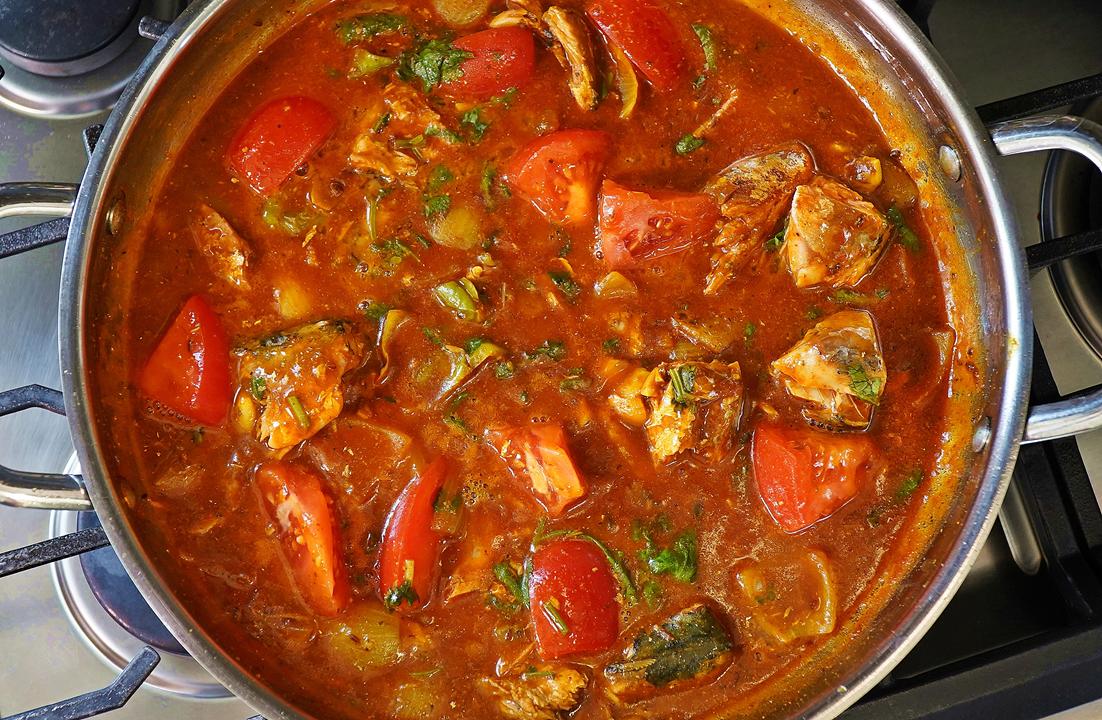 Curry Mackerel With Tomato Sauce recipe.