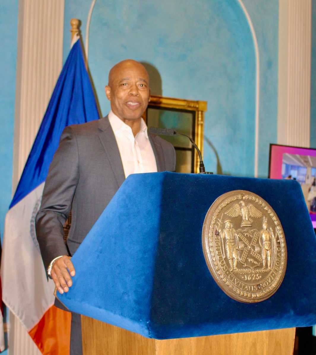 Mayor Eric Adams.