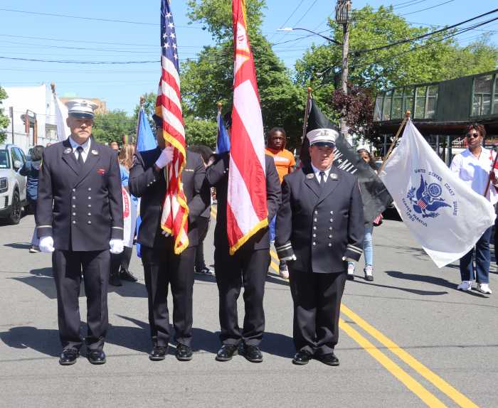 The Honor Guard at the Brooklyn Canarsie Lions Club Memorial Day Parade.