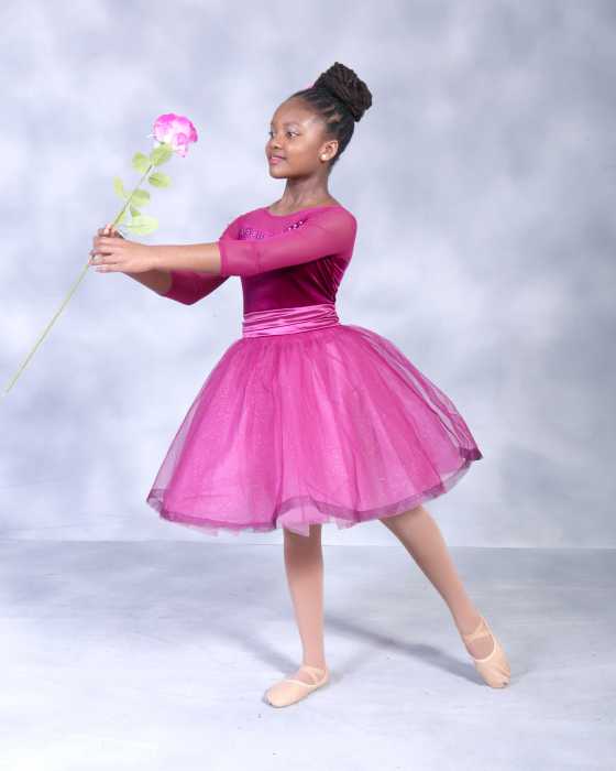 Young dancer Marecheau of the On Your Toes Dance Studio.
