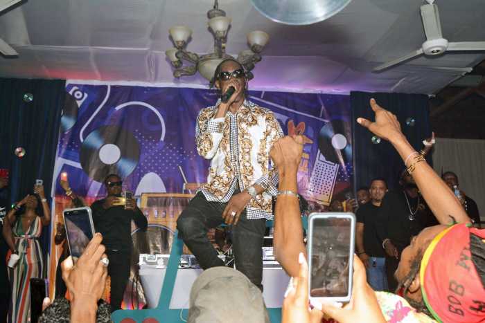 Bounty Killer performing in Negril, Jamaica.