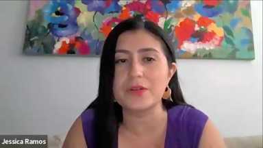 Screen grab of NYS Senator Jessica Ramos (13th District).