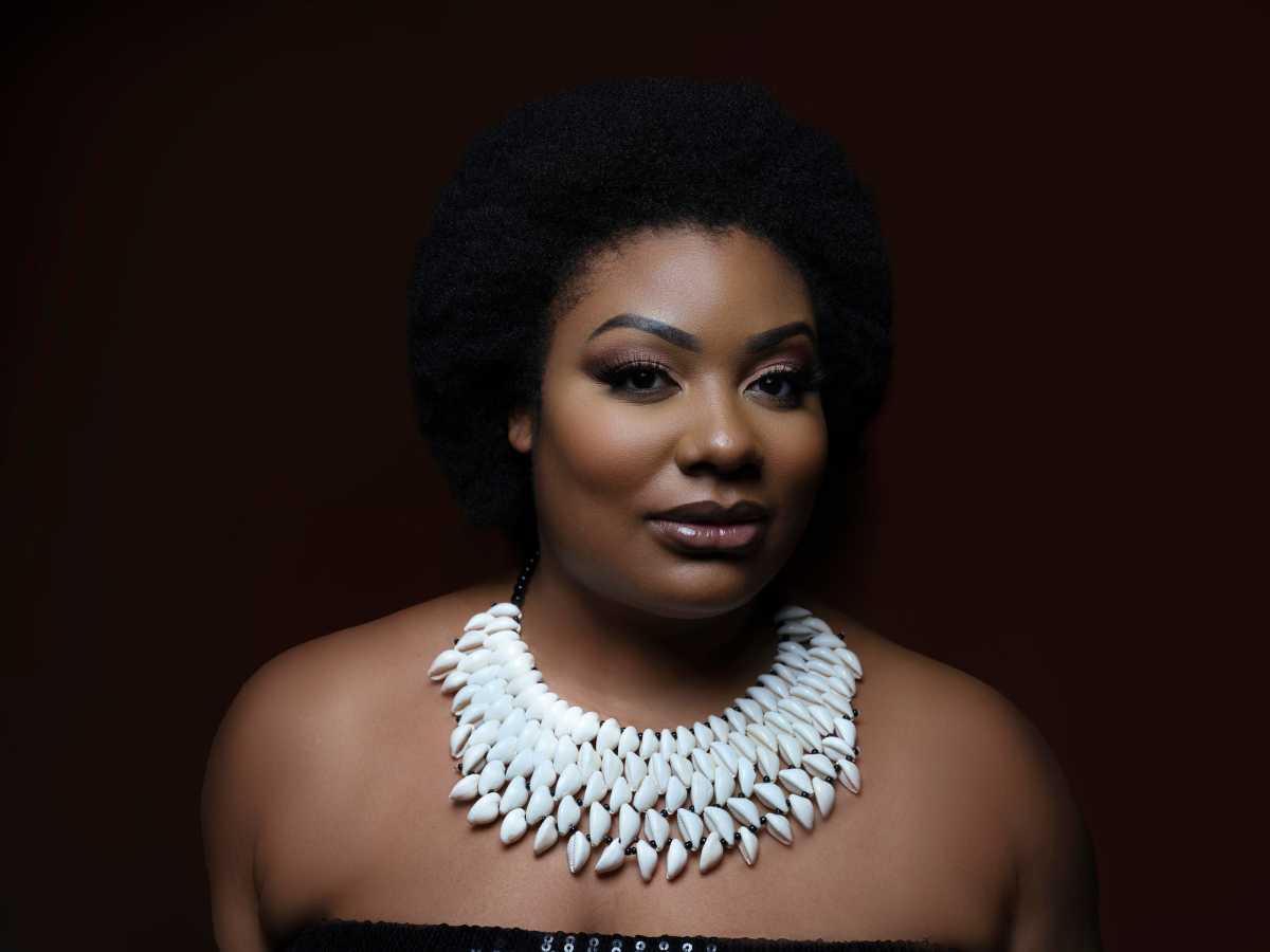 Mezzo-soprano opera singer Raehann (pronounced Ray-Ann) Bryce Davis, whose debut album, Evolution, was released on April 11.