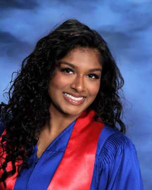Lauren Singramdoo, high school senior at St. Francis Preparatory School.