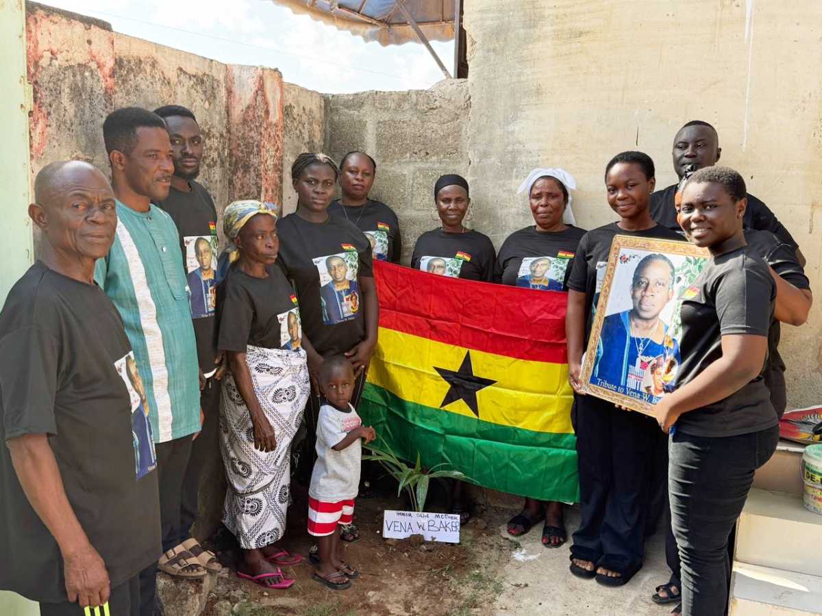 Abraham Amihere and his family in Ghana pay tribute to the late Vena W. Baker who died May 24, 2024.