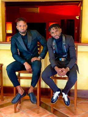 Dancehall superstar Konshens (left) teams up with Kemar Highcon in "Volcano.”