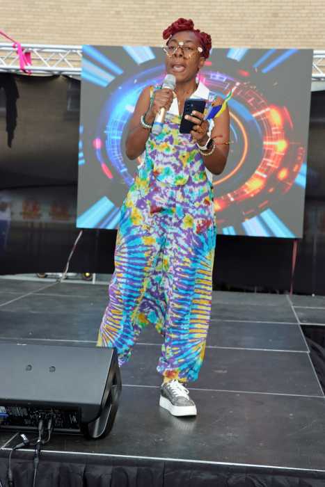 Toni Johnson gives "Spoken Word" on Vincy culture.
