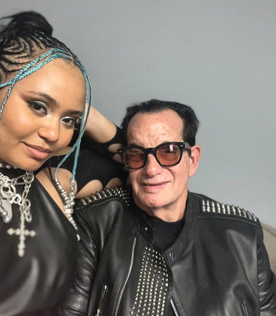 Reggae Sumfest CEO Josef “Joe” Bogdanovich with Ghanaian-American singer-songwriter Moliy.