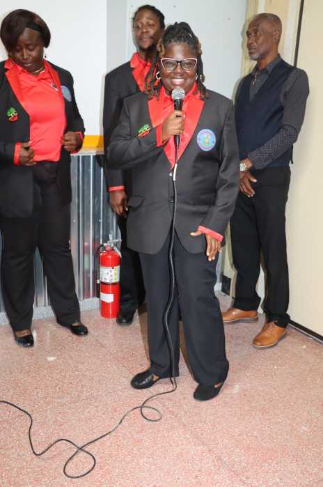 Manager Niketa Isles says she's “extremely proud of our athletes" at the reception.