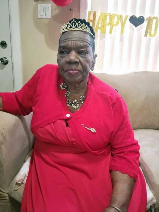 Vincentian centenarian Emmeline Nash Barbour.