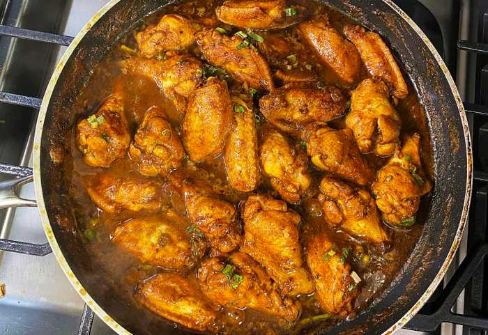 25-Minute Curry Chicken Wings Recipe.