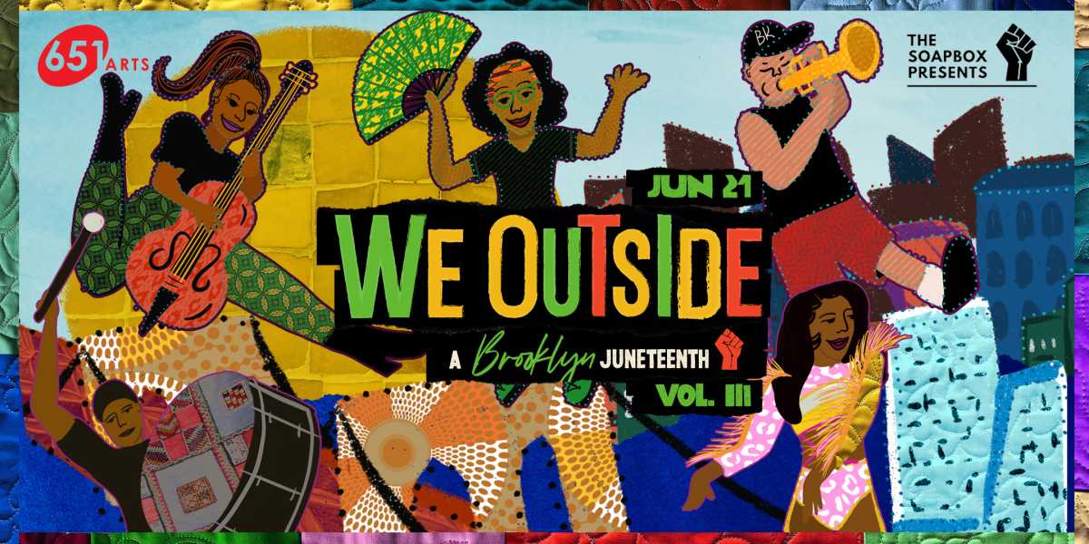 Promotional flyer for “We Outside.”