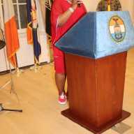 Bronx Borough President Vanessa L. Gibson addressing the Caribbean-American Heritage Month Celebration at Andrew Freeman House, 1125 Grand Concourse, Bronx, on Wednesday, June 18, 2025.