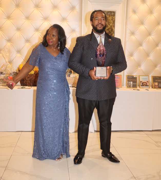 Justice Sylvia Hinds-Radix presents Founder’s Award to Carl Forbes, Jr., Esq.